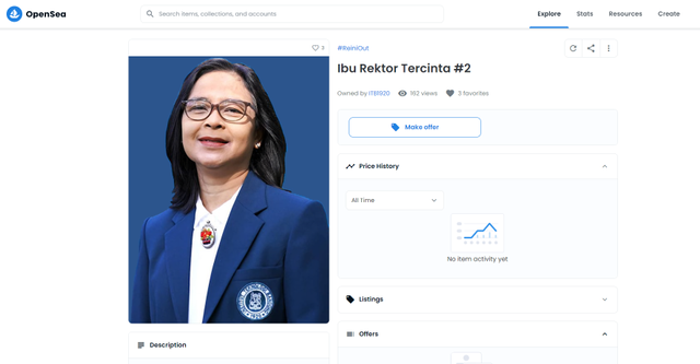 Foto Rektor ITB Jadi Aset Digital NFT, Diduga Bentuk Protes Mahasiswa (1)