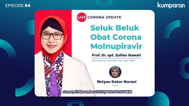 Live Corona Update: Seluk Beluk Obat Corona Molnupiravir (61745)