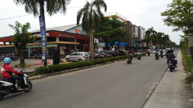 Lokasi perampokan Rp 400 juta di PIK, Jakarta.  Foto: Fachrul Irwinsyah/kumparan