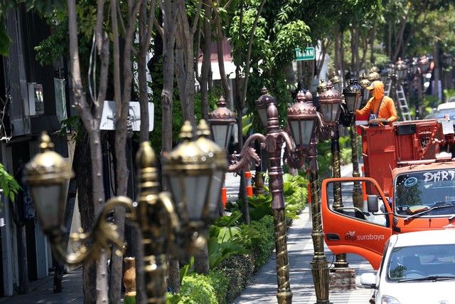 Siap Jadi Tempat Wisata, Jalan Tunjungan Surabaya Makin Cantik