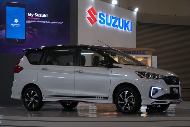 All New Ertiga Suzuki Sport dipamerkan di GIIAS 2021. Foto: Jamal Ramadhan/kumparan