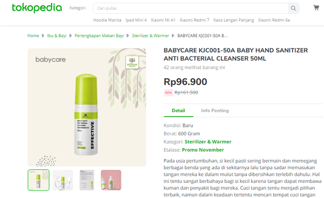 Sampai 20 November 2021, Diskon di Willow Baby Shop Mulai Harga Rp 27.500 (78714)