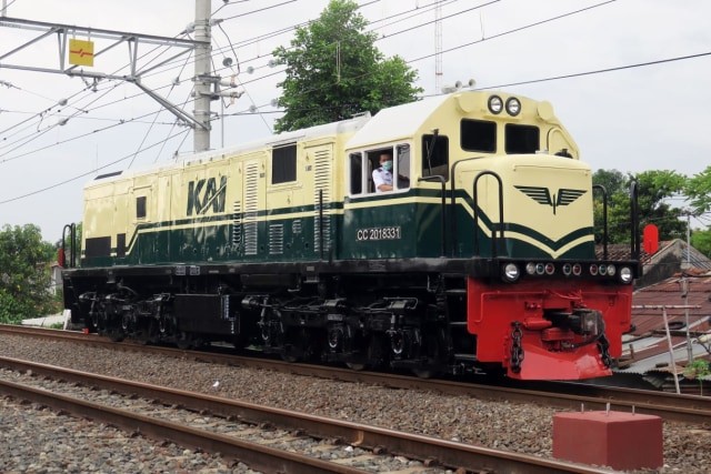 KAI Luncurkan Livery Lokomotif Tahun 1953-1991 Foto: Dok. Humas KAI