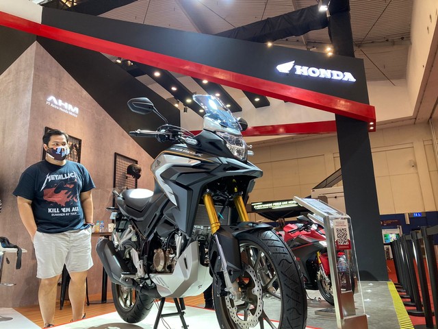 Motor baru, Honda CB150X di GIIAS 2021 Foto: dok. Muhammad Haldin Fadhila/kumparan