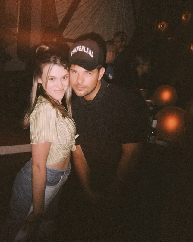 Taylor Lautner dan Taylor Dome. Foto: Instagram/@taydome