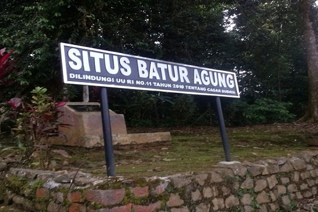 Gerbang masuk Situs Batur Agung (Foto : Atika Ayu Rohmadani)