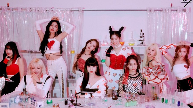 Girl band Twice. Foto: JYP Entertainment