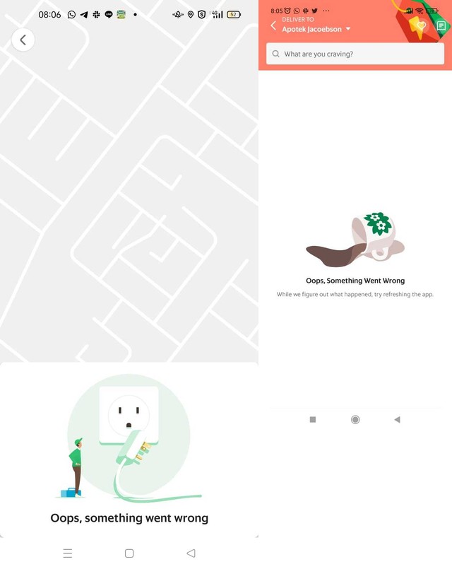 Aplikasi Grab dan Grab Driver Down Pagi Ini, Susah Order Ojol hingga GrabFood (1492)