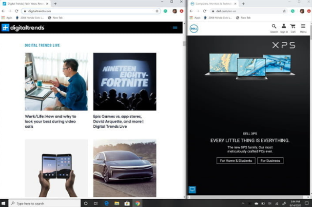Cara Split Screen di Laptop, Dapat 