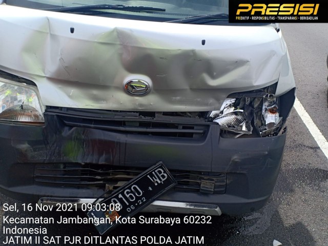 5 Mobil Terlibat Kecelakaan Beruntun di Tol Waru-Perak Surabaya