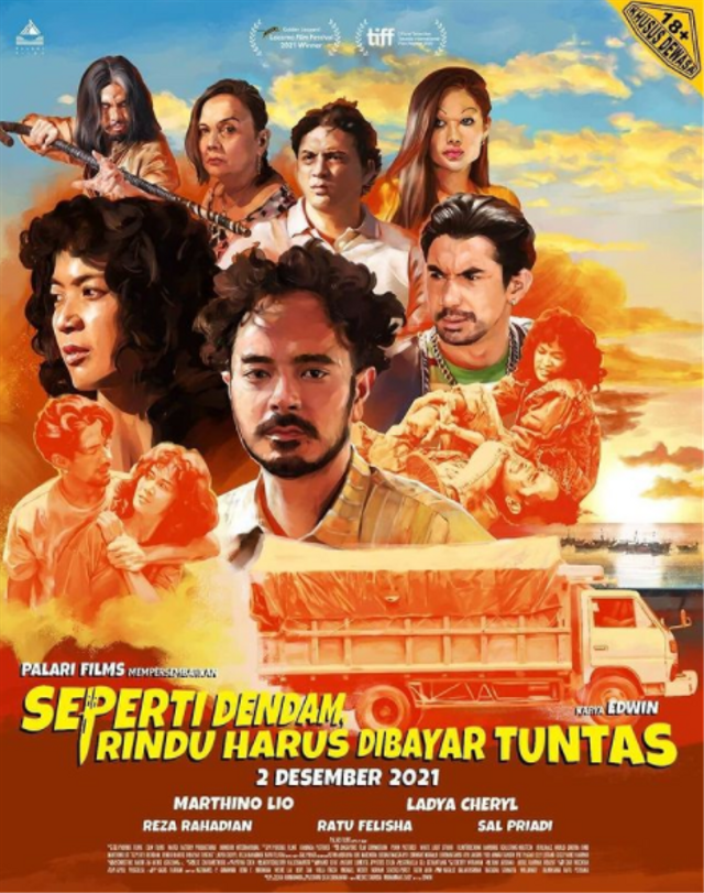 Poster Film Seperti Dendam, Rindu Harus Dibayar Tuntas