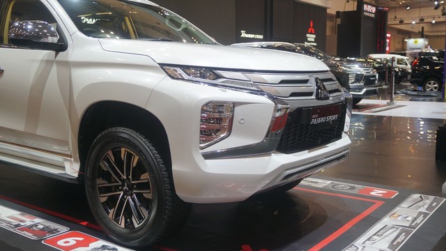 Tampilan luar Mitsubishi Pajero Sport di GIIAS 2021 Foto: dok. Muhammad Haldin Fadhila/kumparan