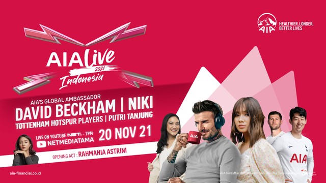AIA Gelar "AIA Live Indonesia" Hadirkan David Beckham
