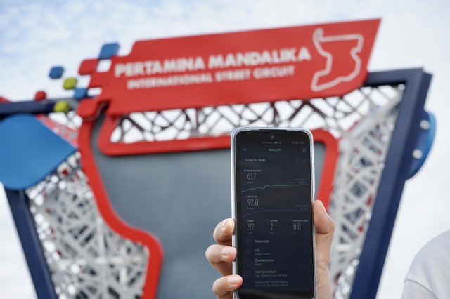 Telkomsel memperkuat jaringan 4G LTE di Mandalika. Foto: Telkomsel