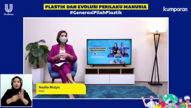 Dokumentasi : Webinar Unilever "Plastik dan Evolusi Perilaku Manusia"