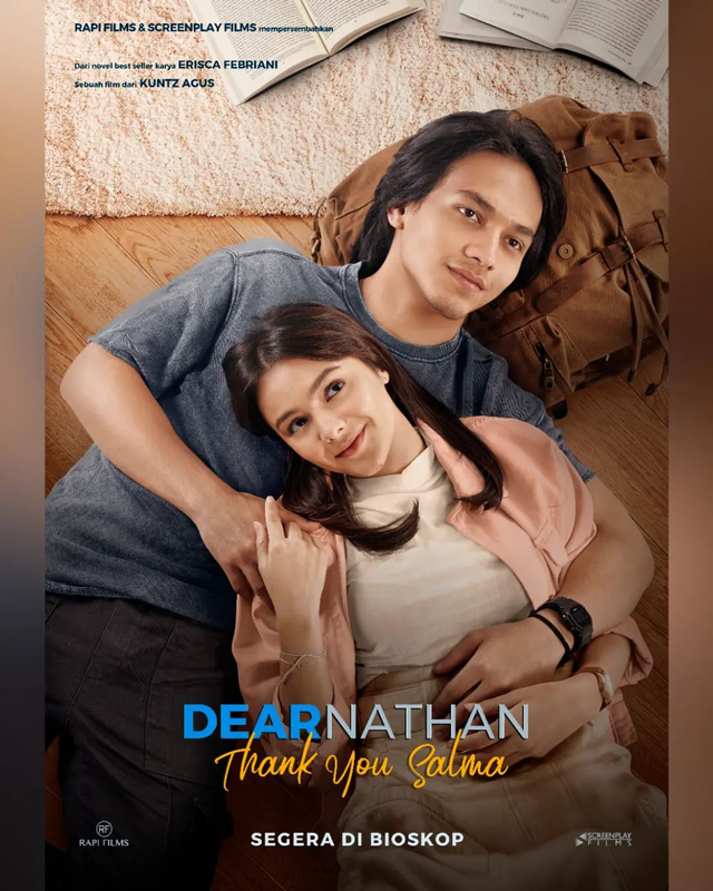 Sinopsis dan daftar pemain film Dear Nathan Thank You Salma. Foto: Instagram @rapifilm.