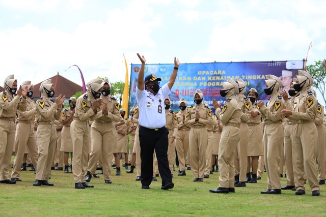 Poltrada Bali Gelar Pelantikan Taruna Muda Dan Kenaikan Tingkat Taruna ...