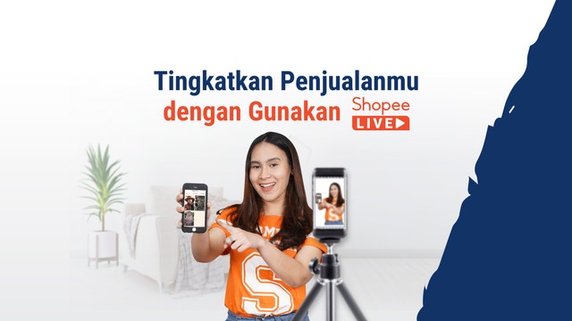 Ilustrasi Shopee LIVE. Foto: Shopee