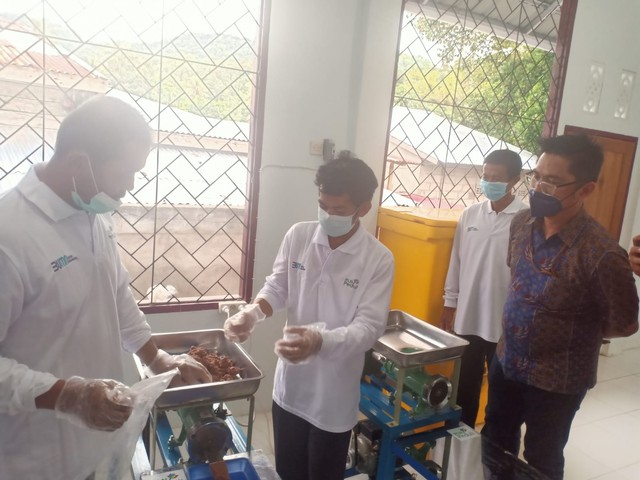 Rumah produksi terasi di Sedau. Foto: Dok PLN Kalbar