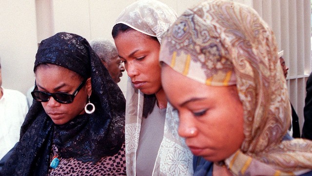 Anak Malcom X, Malikah Shabazz (kiri). Foto: BOB STRONG/AFP
