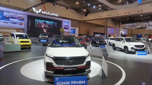 Booth Wuling Motors di GIIAS 2021 Foto: Sena Pratama/kumparan