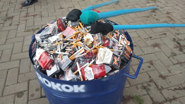 Jutaan Rokok Dimusnahkan, Bea Cukai Sumbagbar Sebut Konsumen Rokok Ilegal Naik (1)