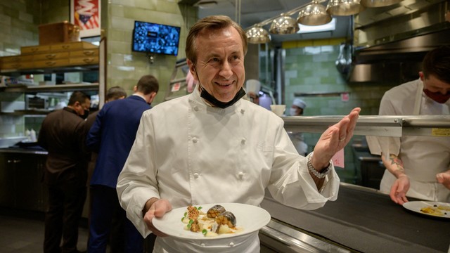 Chef dan pemilik restoran Prancis Daniel Boulud. Foto: Ed JONES/AFP