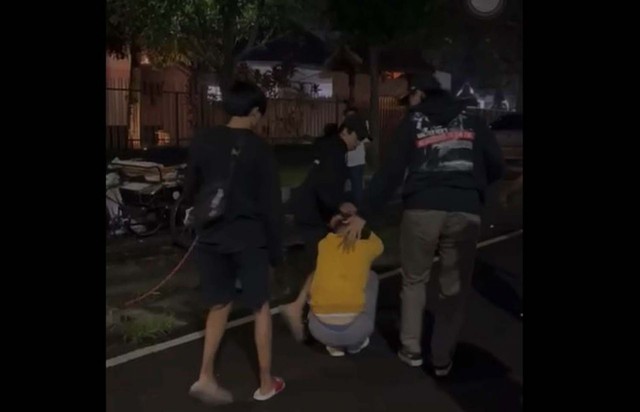 Viral Video Pemuda Dikeroyok di Kota Malang