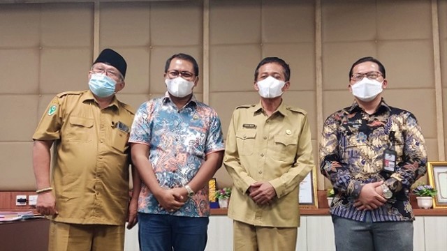 Pihak Kadin Indonesia dan Asproksi bertemu Pemkab Lombok Tengah. Foto: KADIN