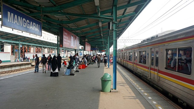 Stasiun Manggarai. Foto: Nugroho Sejati/kumparan