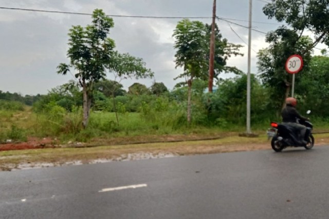 Lokasi lahan yang diperkarakan di Jalan Nusantara Km 20.