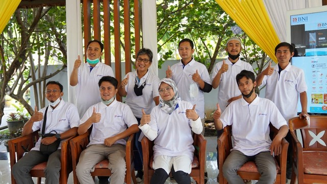 Kegiatan Temu Alumni Kartu Prakerja di Garut, Sabtu (27/11). Foto: Dok. Istimewa
