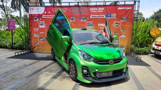 Salah satu hasil modifikasi mobil Daihatsu milik Benny pada ajang Daihatsu Dress-Up Challenge 2021. Foto: Dok. Istimewa