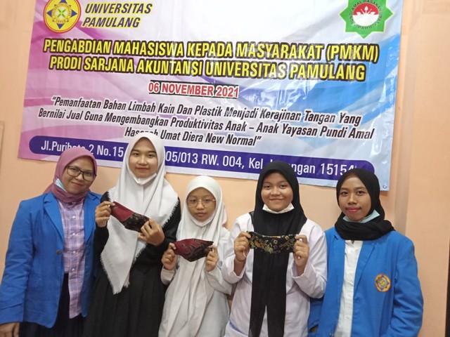 PM(k)M Universitas Pamulang Prodi S1 Akuntansi di Panti Asuhan PAHU, Tangerang (80182)