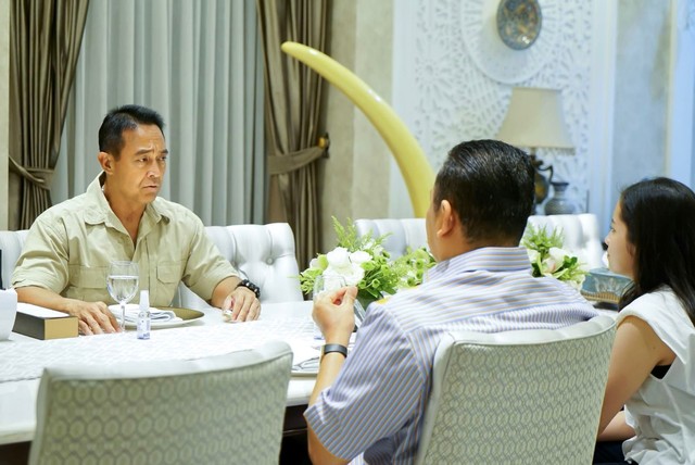 Bamsoet menerima kunjungan Panglima TNI Jenderal Andika Perkasa di kediaman pribadinya di Jakarta. Foto: Dok. Bamsoet