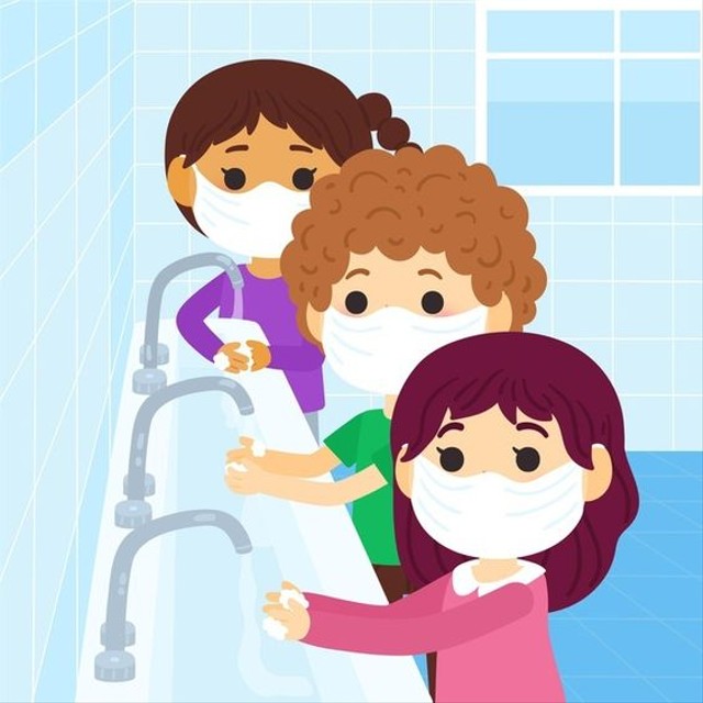 Ilustrasi contoh perilaku hidup bersih dan sehat berupa cuci tangan menggunakan sabun. Foto: Freepik