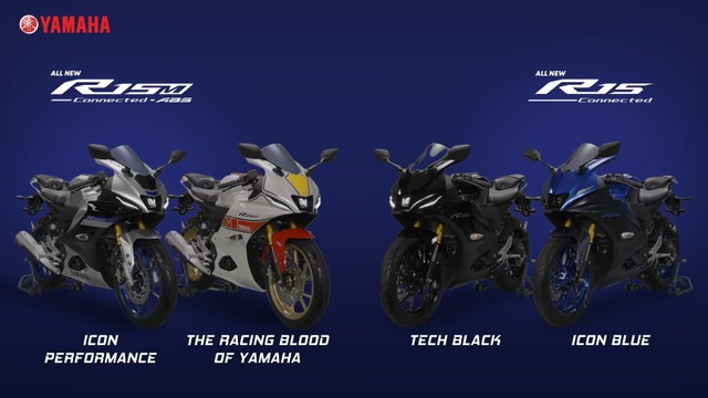Pilihan warna Yamaha R15 dan R15M Foto: dok. Yamaha Indonesia