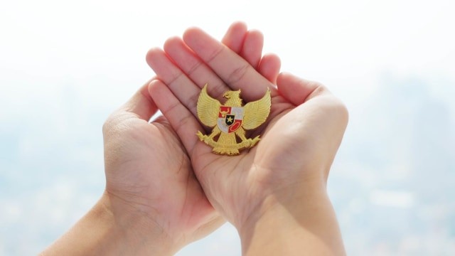 Ilustrasi Garuda Pancasila. Foto: Shutter Stock