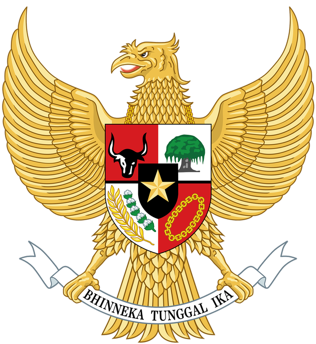 Burung garuda Pancasila sebagai simbol negara Indonesia. Foto: museumnasional.or.id