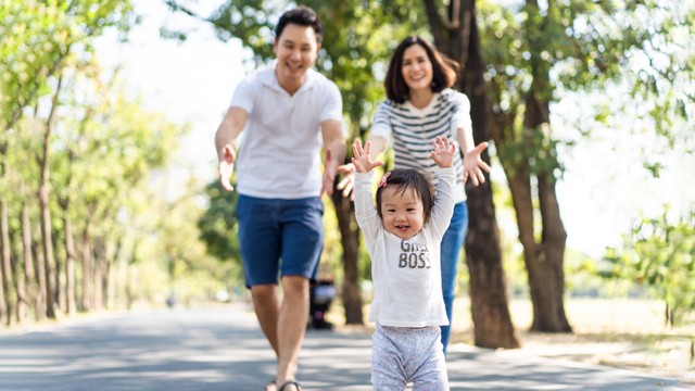 Ilustrasi anak balita berlari. Foto: Shutter Stock