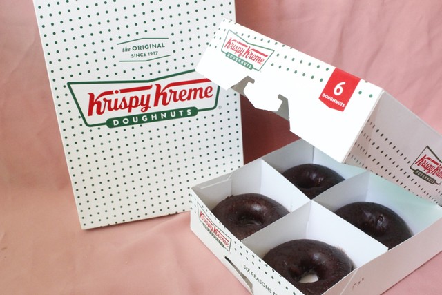 Ilustrasi Krispy Kreme perusahaan donat asal AS. Foto: Destihara Suci Milenia/Kumparan