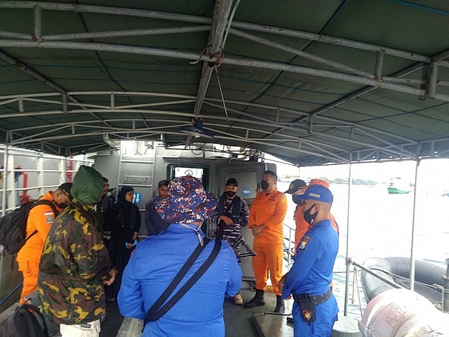Tim SAR Gabungan menuju lokasi kejadian di wilayah Oba, Tidore Kepulauan. Foto: Istimewa