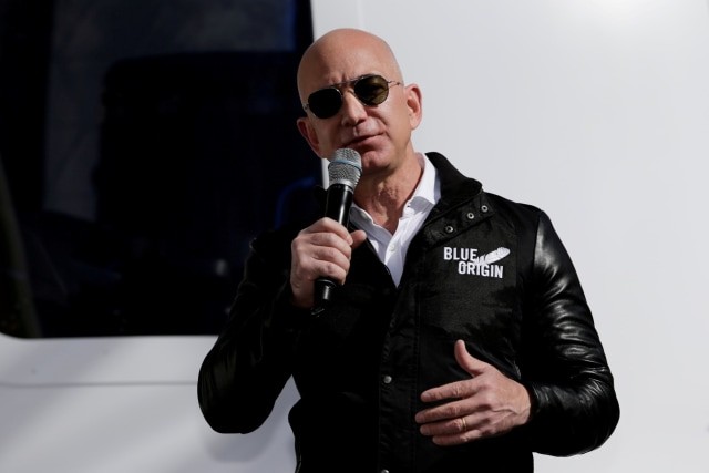 Jeff Bezos, Pendiri Amazon dan Blue Origin. Foto: Isaiah J. Downing/REUTERS