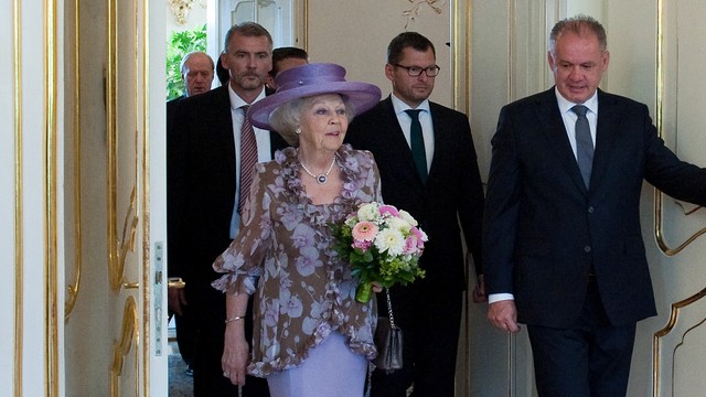 Mantan Ratu Belanda Putri Beatrix. Foto: Samuel Kubani/AFP