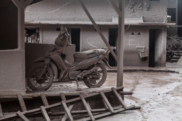 Dampak erupsi Gunung Semeru. Foto: Bayu Eka