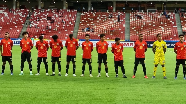 Timnas Timor Leste di Piala AFF. Foto: Twitter/@AFFPresse