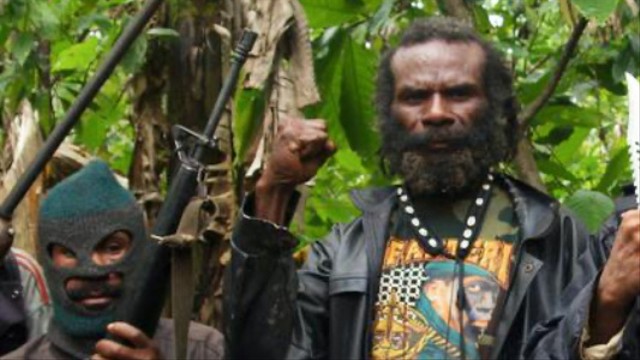 Lambert Pekikir, mantan panglima OPM wilayah Markas Victoria Papua Nugini. 