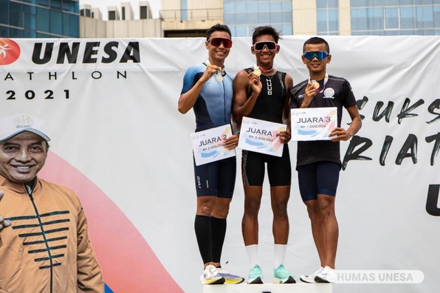 UNESA Triathlon 2021 Jadi Ajang Pencarian Atlet Terbaik untuk Internasional