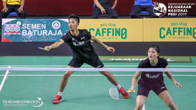 Atlet bulu tangkis PB Djarum Dejan Ferdinansyah/Serena Kani. Foto: Dok. PB Djarum