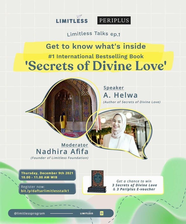 Live Chat bersama A. Helwa, penulis dari Secrets of Divine Love